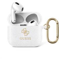 Guess AirPods 3 Cover Glitter Case Transparent