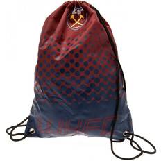 West Ham United FC Fade Design Drawstring Gym Bag (44 x 33cm) (Red/Navy)