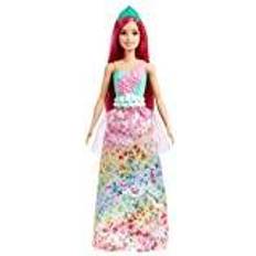 Barbie Dreamtopia Princess Doll (Dark-Pink Hair) with Sparkly Bodice, Princess Skirt and Tiara, Toy for Kids Ages 3 Years Old and Up