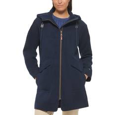 Tommy Hilfiger Women's Zip Front Hooded Coat - Navy