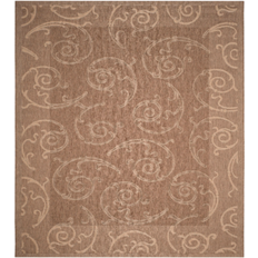 Safavieh Vine Scroll Beige, Brown 108x144"