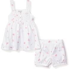 Petite Plume Kids' Butterfly Print Two-Piece Short Pajamas 5Y 5Y