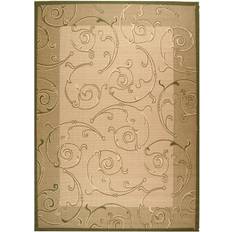 Safavieh Courtyard Collection Natural, Green 108x144"