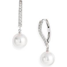 Mikimoto Akoya Earrings - White Gold/Pearls/Diamonds