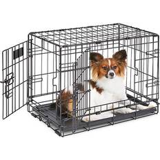 Midwest iCrate Double Door Folding Dog Crate 24inch