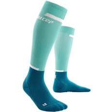 Damen - Türkis - Winterjacken Bekleidung CEP The Run Compression Tall Socks 4.0 Women - Ocean/Petrol