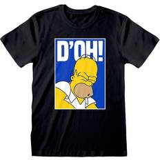 Simpsons Unisex Adult DÃÂ´oh T-Shirt (Black)