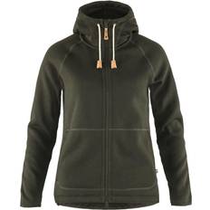 Fjällräven Women Sweaters Fjällräven Women's Övik Fleece Hoodie - Deep Forest