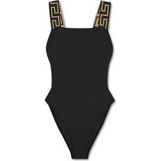 Swimwear Versace Greca Border One-piece Swimsuit - Black