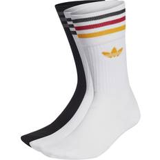 Adidas Originals Solid Crew Socks 3-pack - White/Multicolor