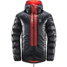 Dame - Gull Jakker Haglöfs L.I.M ZT Down Jacket Women True Black/Zenith