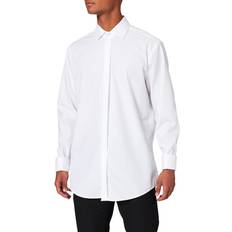 Seidensticker Men's Classic Long regular Dress Shirt (01 White) 15.75 (Brand EU)