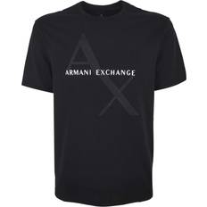 Armani Exchange Classic Diagonal Logo T-shirt - Black