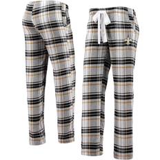 Gold - Women Pants Concepts Sport Women's Black/Gold New Orleans Saints Accolade Flannel Pants