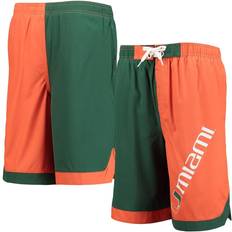 XL Swim Shorts Children's Clothing Outerstuff Youth Green/Orange Miami Hurricanes Conch Bay Swim Shorts