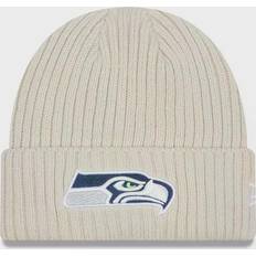 Seattle Seahawks Beanie New Era Traditional Stripe Knit Pom