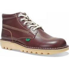 Kickers Shoes Kickers Kick Hi Core Leather - Dark Red