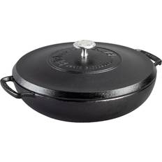 Shallow Casseroles Lodge Blacklock with lid 0.859 gal 11.811 "