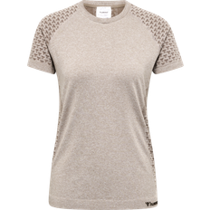 Hummel CI Seamless T-shirt W - Driftwood Melange