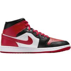 Shoes Nike Air Jordan 1 Mid W - Black/White/Gym Red