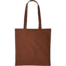 Nutshell Plain Strong Shoulder Shopper Bag - Dark Brown