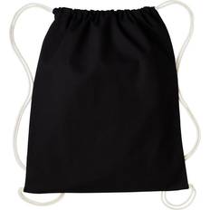 Nutshell Drawstring Gymsac - Black/Natural