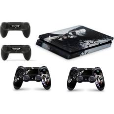 Bundle Decal Stickers giZmoZ n gadgetZ PS4 Slim Console Skin Decal Sticker + 2 Controller Skins - Batman Dark Joker