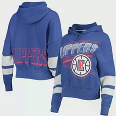 Women's Junk Food Black Orlando Magic Throwback Stripe Pullover Hoodie