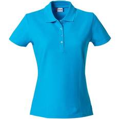 Clique Women's Plain Polo Shirt - Turquoise