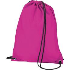 BagBase Budget Drawstring Bag - Fuschia