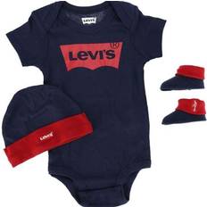 1-3M Andre sett Levi's Baby Onesie & Bootie Set 3-piece - Dress Blues