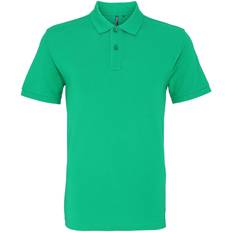 ASQUITH & FOX Men's Plain Short Sleeve Polo Shirt - Kelly