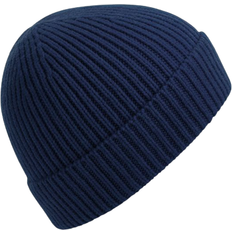Beechfield Engineered Knit Ribbed Beanie - Oxford Navy