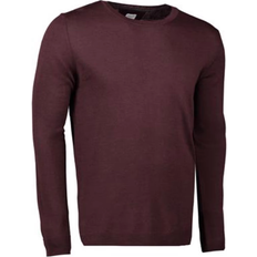 Seven Seas The Knit Round Neck Pullover M - Bordeaux