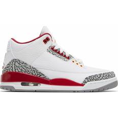 Sneakers Nike Air Jordan 3 Retro M - White/Light Curry/Cardinal Red/Cement Grey