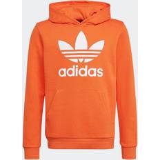 Adidas Junior Trefoil Hoodie - Semi Impact Orange (HK0273)