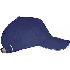 Sols Long Beach Cap Unisex - French Navy/White