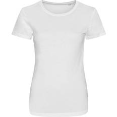 AWDis Women's Girlie Tri Blend T-shirt - Solid White