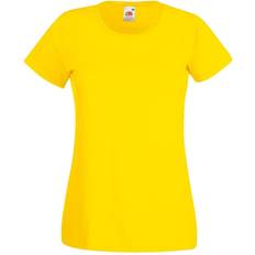 Fruit of the Loom Womens Valueweight Short Sleeve T-shirt 5-pack - Yellow