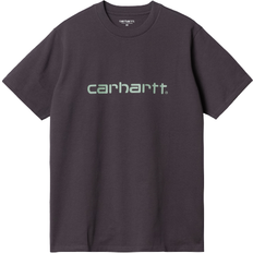 Carhartt Script Short Sleeve T-shirt M - Artichoke/Misty-Sage