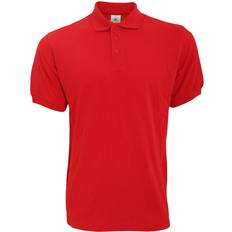 B&C Collection Safran Short-Sleeved Polo Shirt M - Red