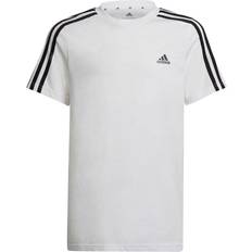 Adidas Junior Essentials 3-stripes T-shirt - White/Black (HD5973)