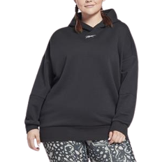 Reebok Women Studio Recycled Oversize Hoodie Plus Size - Black