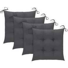 vidaXL 314861 Chair Cushions Gray (40x40)