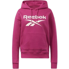Reebok Women Identity Logo Fleece Pullover Hoodie - Semi Proud Pink