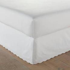Queen Valance Sheets Stone Cottage Scallop Valance Sheet White (203.2x152.4)