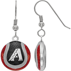 LogoArt Arizona Baseball Earrings - Silver/Multicolour