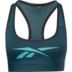 Reebok Lux Racer Vector Sports Bra - Forest Green