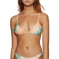 Baumwolle Bikinioberteile Volcom Blurred Lines Tri Bikini Top Hazey