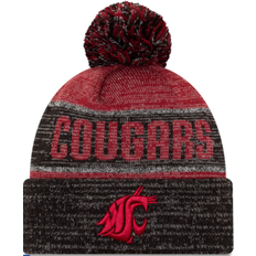 Soccer Beanies New Era Washington State Cougars Freeze Cuffed Knit Hat with Pom